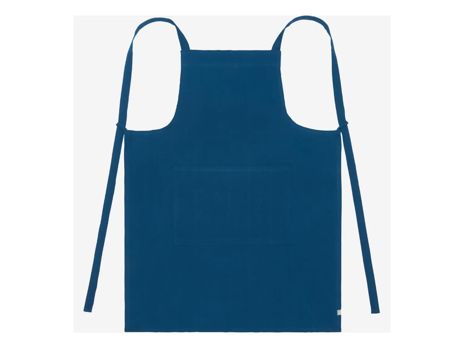 Habitat - Tablier de cuisine en coton - Bleu cobalt - Avignon