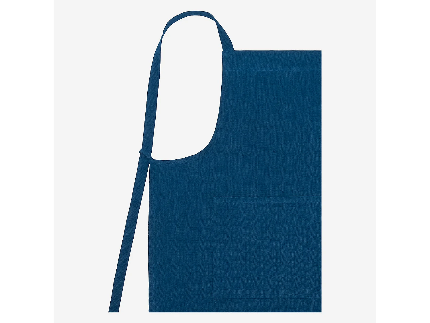 Habitat - Tablier de cuisine en coton - Bleu cobalt - Avignon