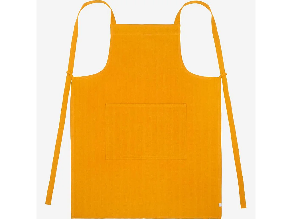 Habitat - Tablier de cuisine en coton - Jaune moutarde - Avignon