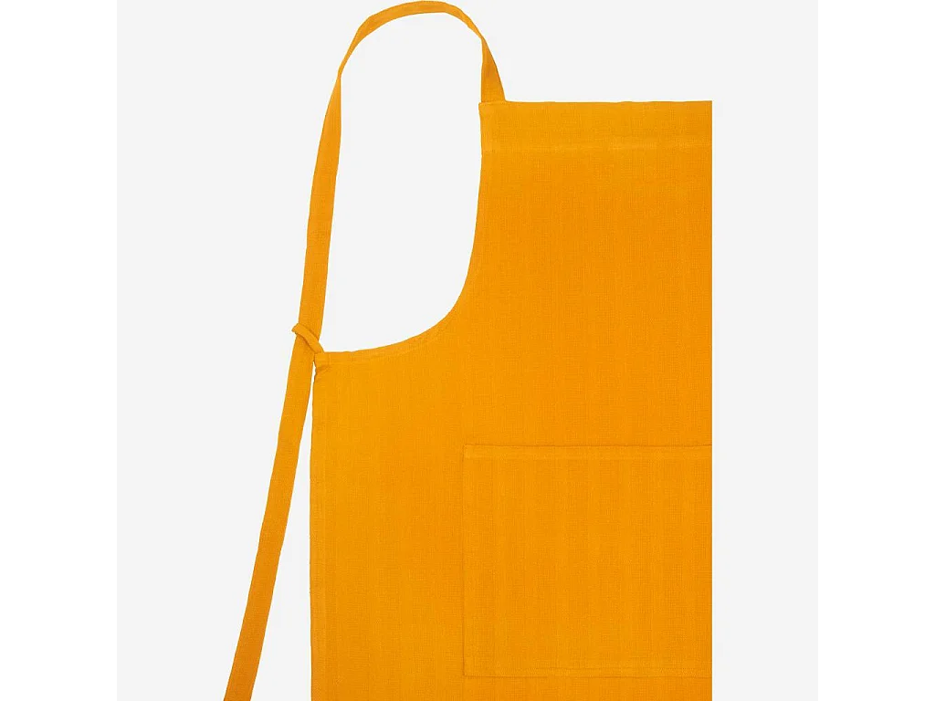 Habitat - Tablier de cuisine en coton - Jaune moutarde - Avignon