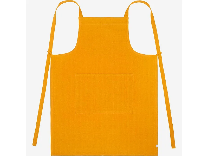 Habitat - Tablier de cuisine en coton - Jaune moutarde - Avignon