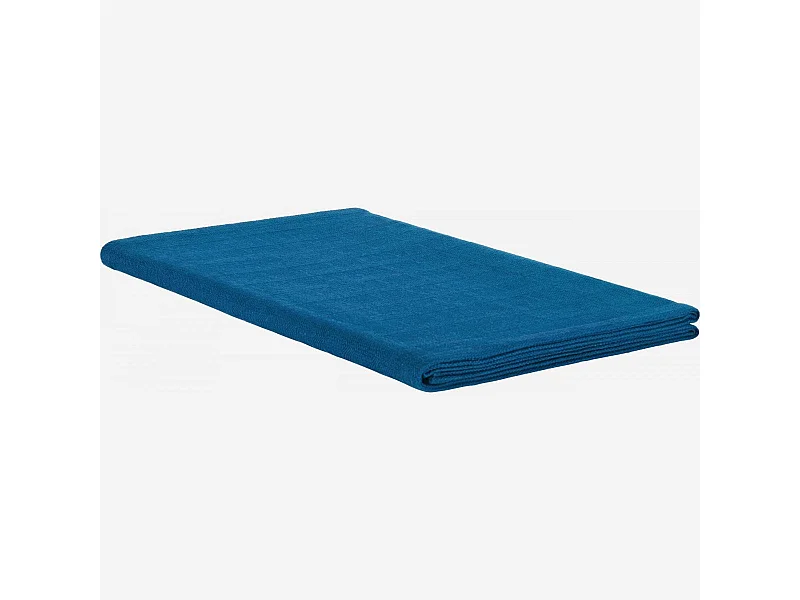 Habitat - Chemin de table 200x40cm en coton bleu cobalt - Avignon