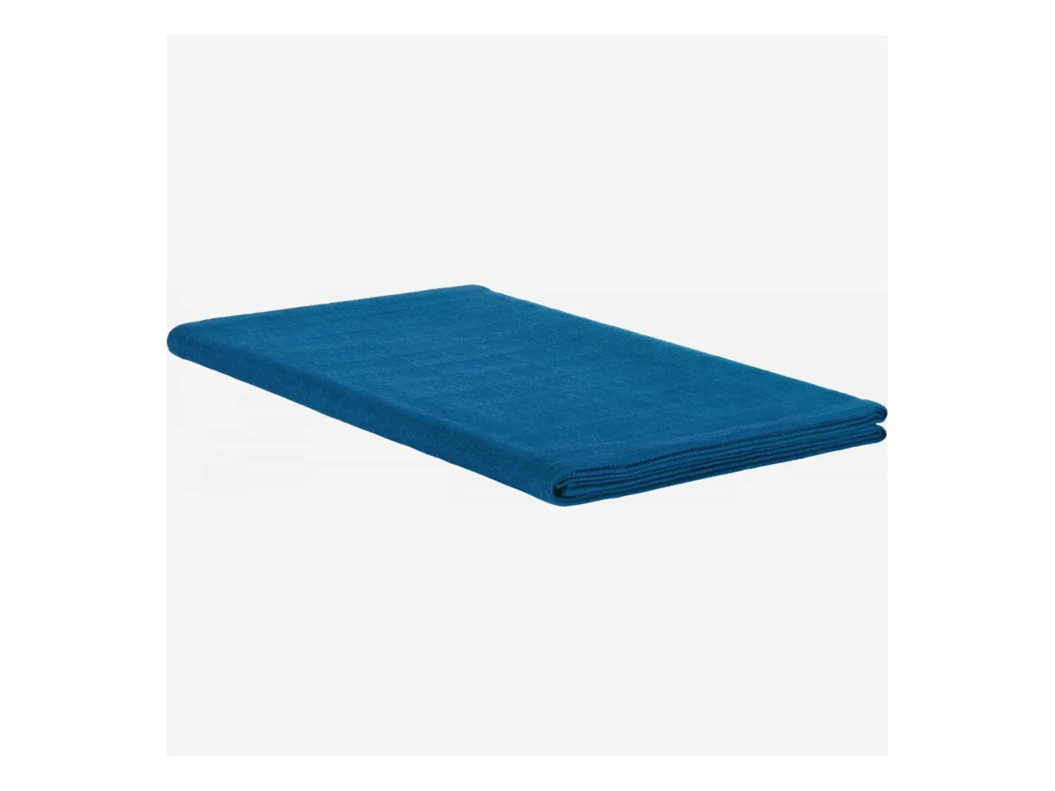 Habitat - Chemin de table 200x40cm en coton bleu cobalt - Avignon