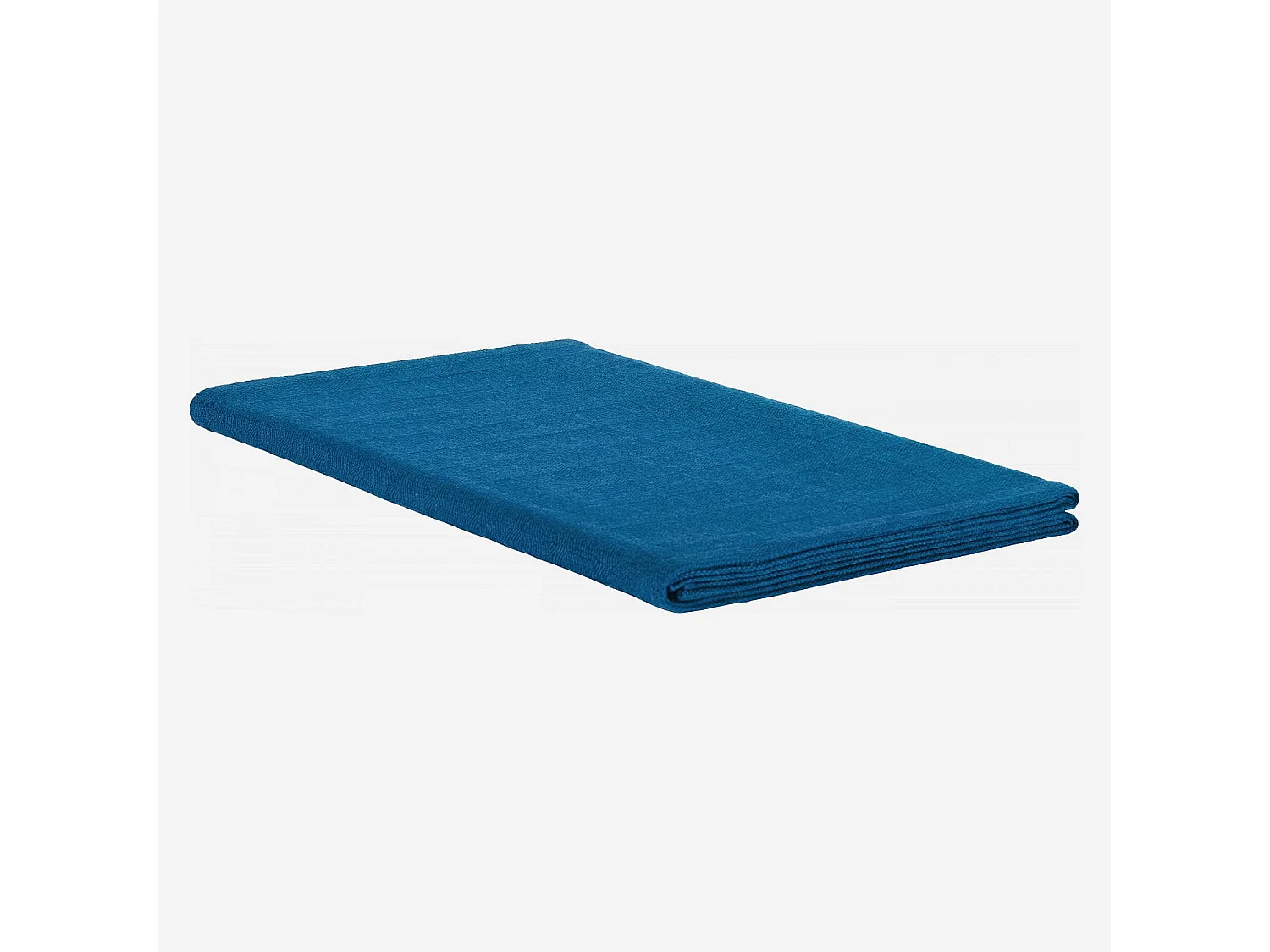 Habitat - Chemin de table 200x40cm en coton bleu cobalt - Avignon