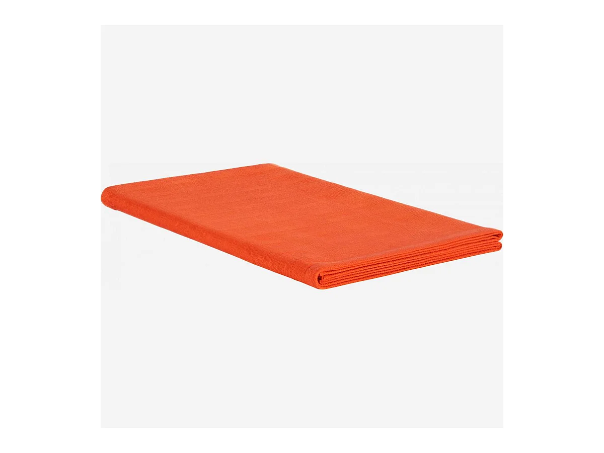 Habitat - Chemin de table 200x40cm en coton rouge - Avignon