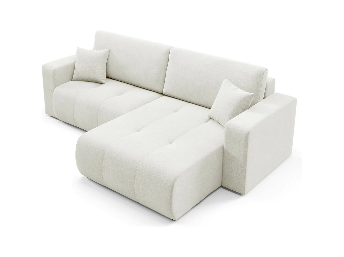 Ecksofa mit Schlaffunktion MOLINIO L Creme
