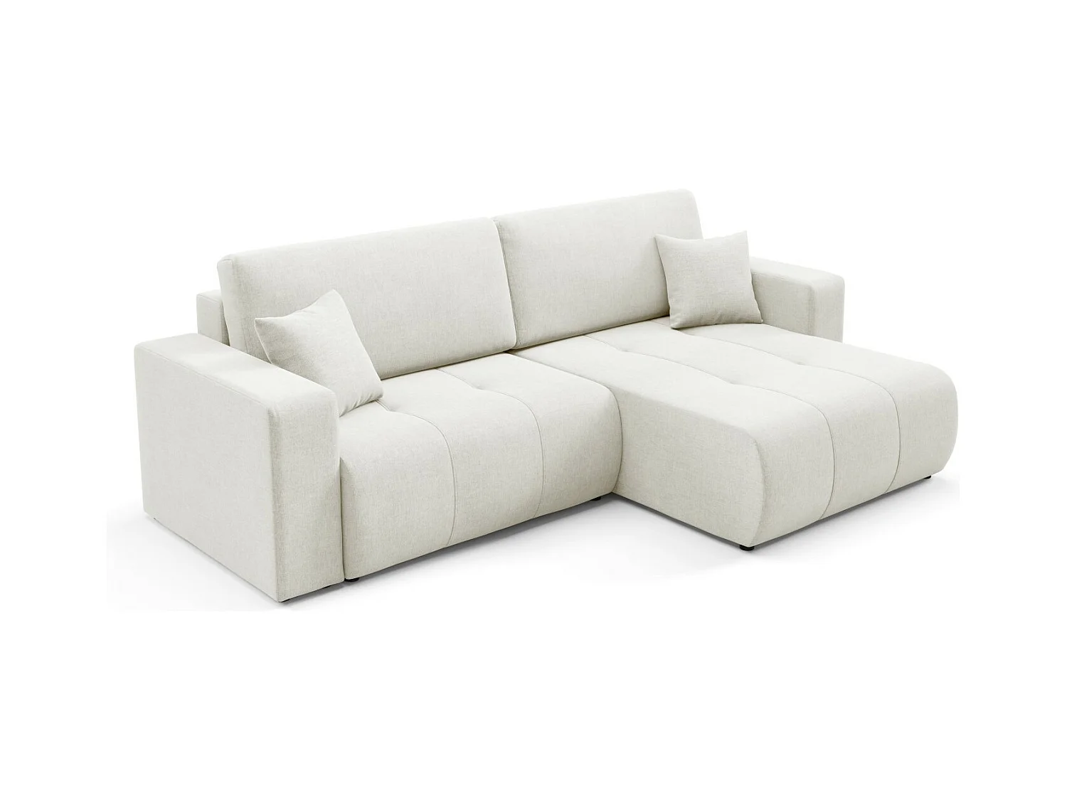 Ecksofa mit Schlaffunktion MOLINIO L Creme