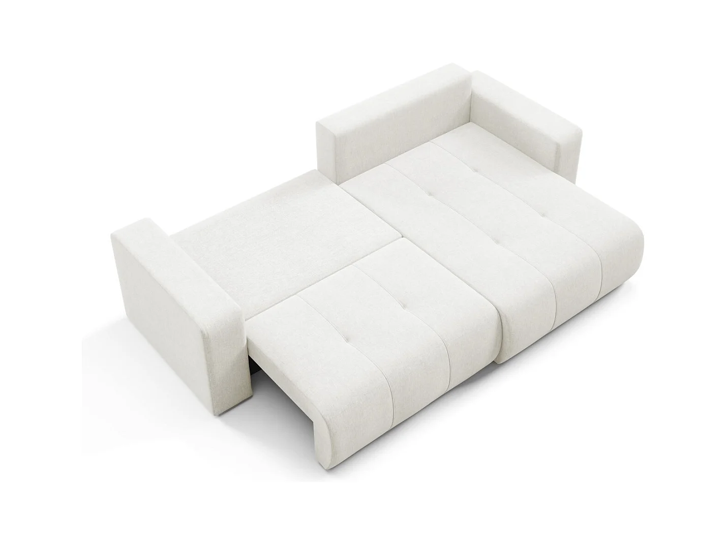 Ecksofa mit Schlaffunktion MOLINIO L Creme