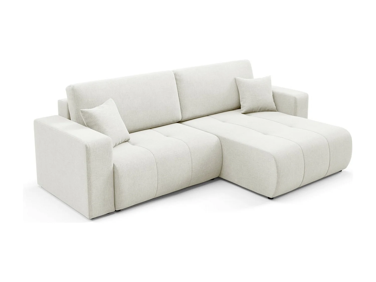 Ecksofa mit Schlaffunktion MOLINIO L Creme