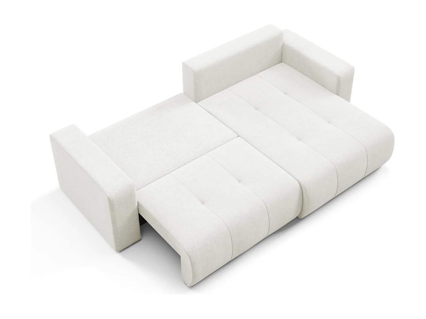 Ecksofa mit Schlaffunktion MOLINIO L Creme