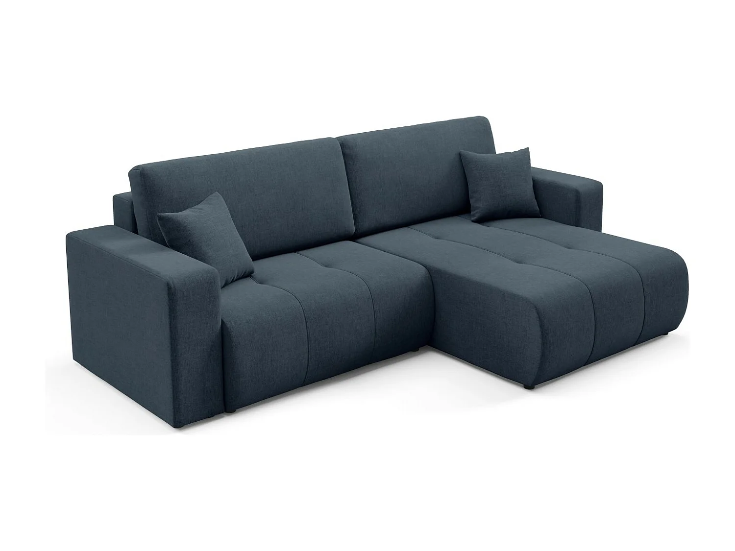 Canapé d'angle convertible MOLINIO L Bleu