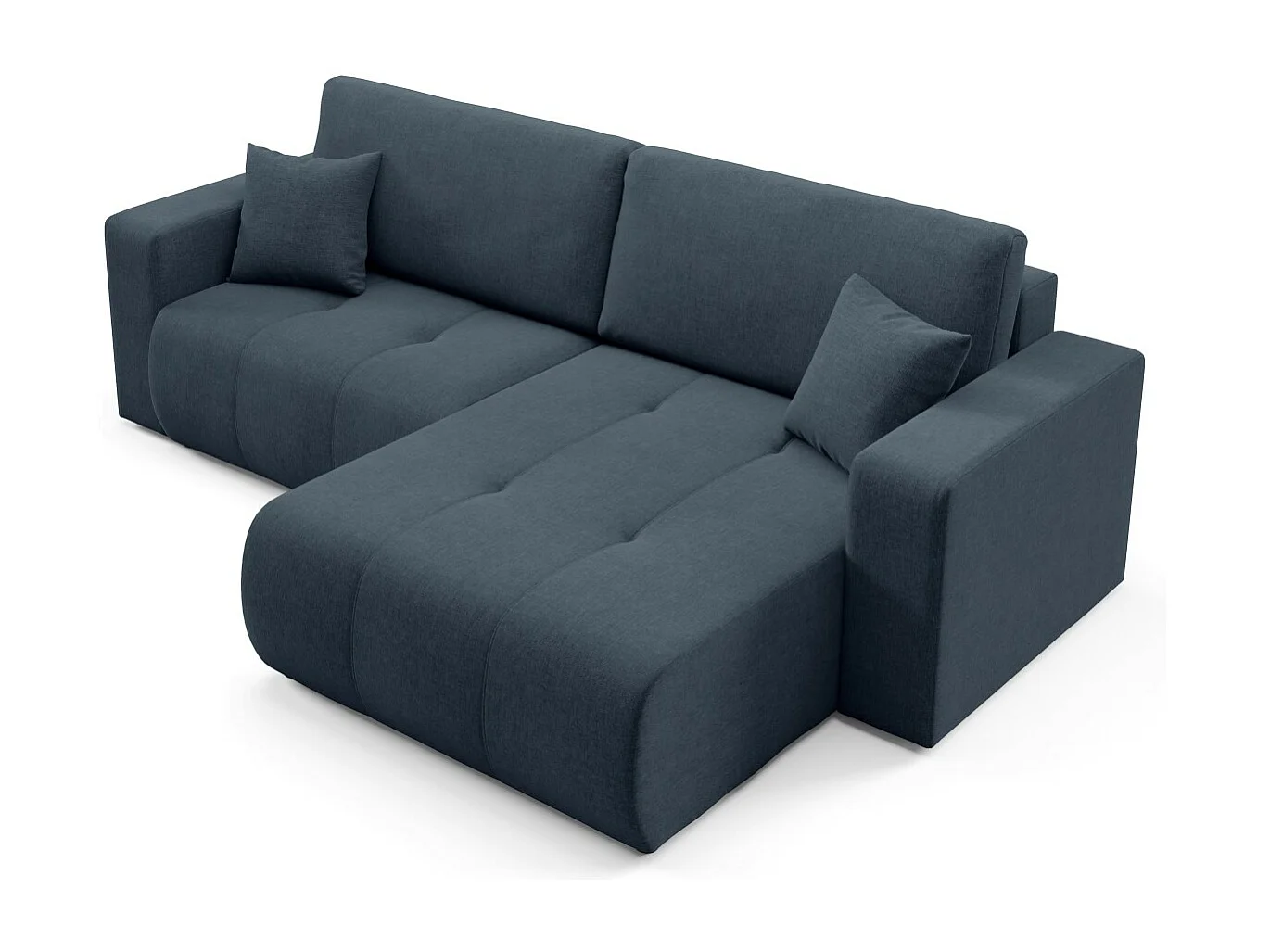 Canapé d'angle convertible MOLINIO L Bleu