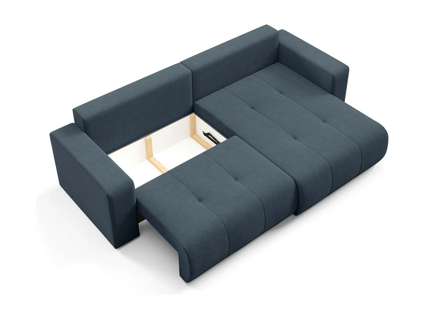 Canapé d'angle convertible MOLINIO L Bleu