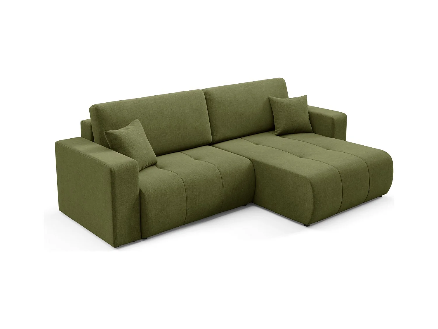 Ecksofa mit Schlaffunktion MOLINIO L Grün