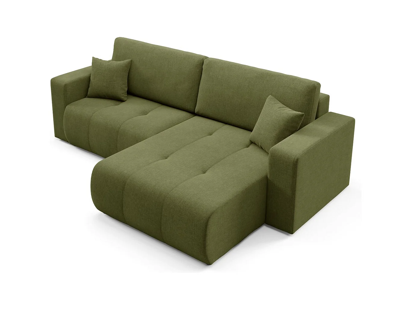 Ecksofa mit Schlaffunktion MOLINIO L Grün