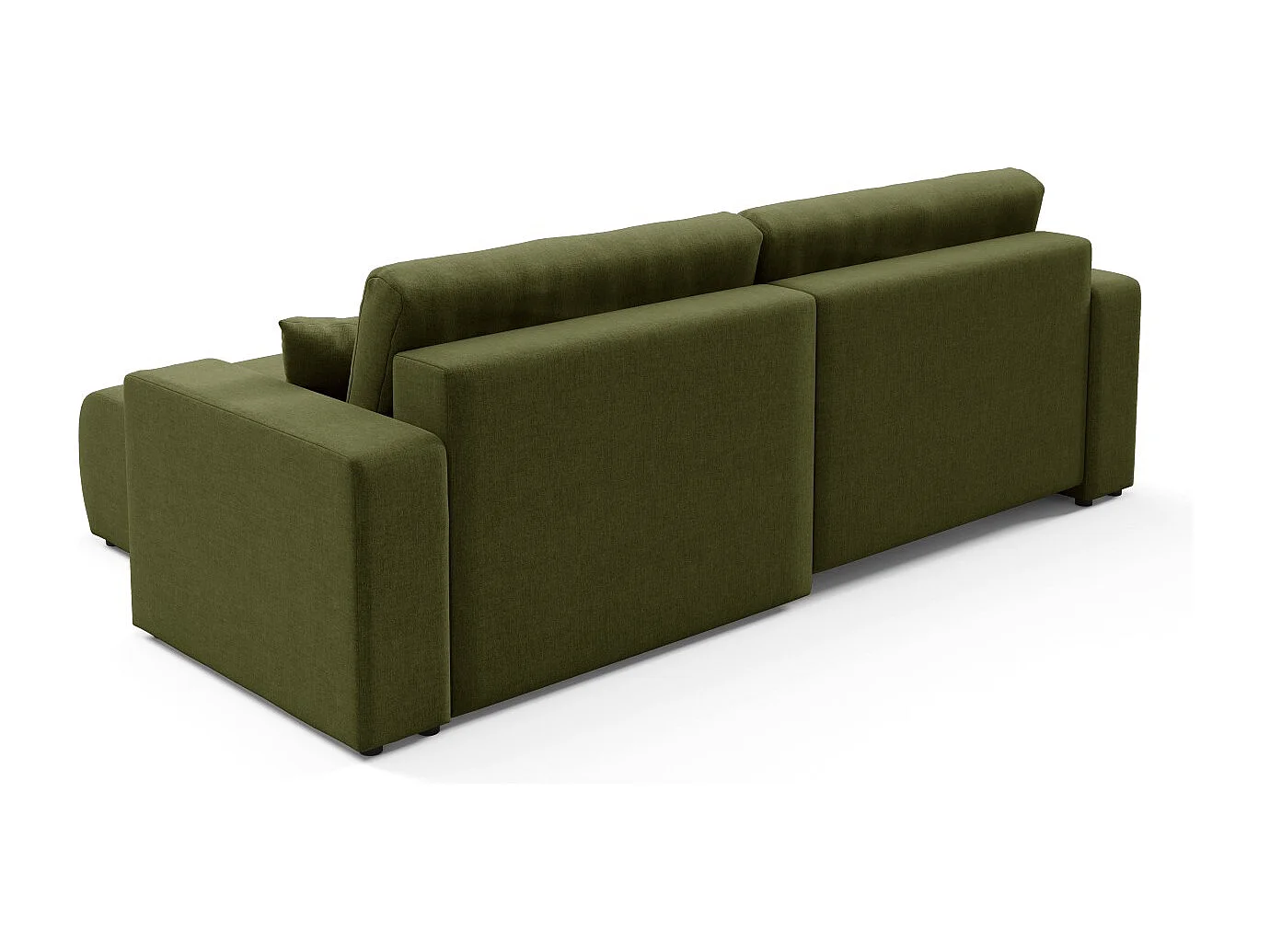 Canapé d'angle convertible MOLINIO L Vert