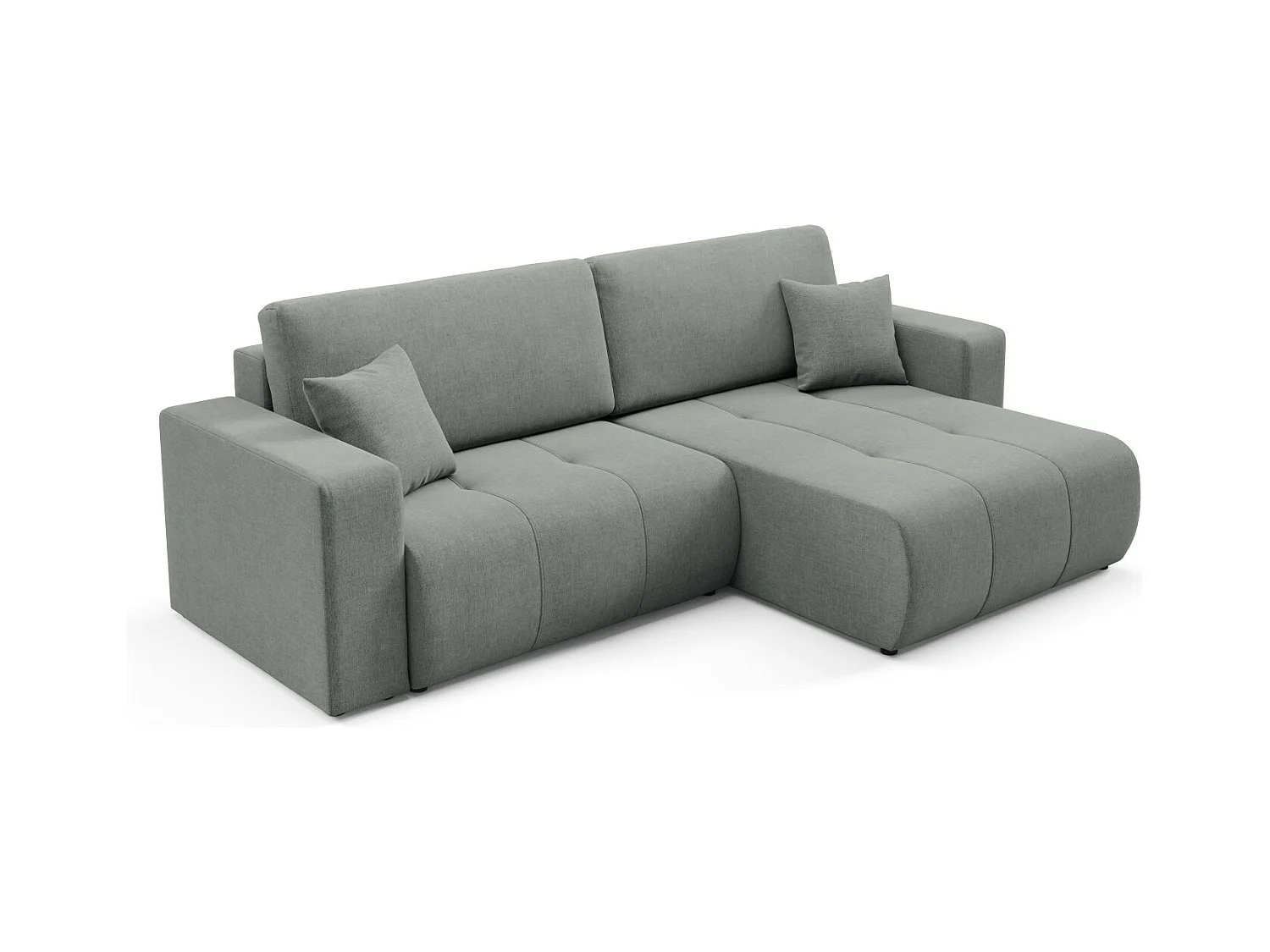 Ecksofa mit Schlaffunktion MOLINIO L Hellgrau