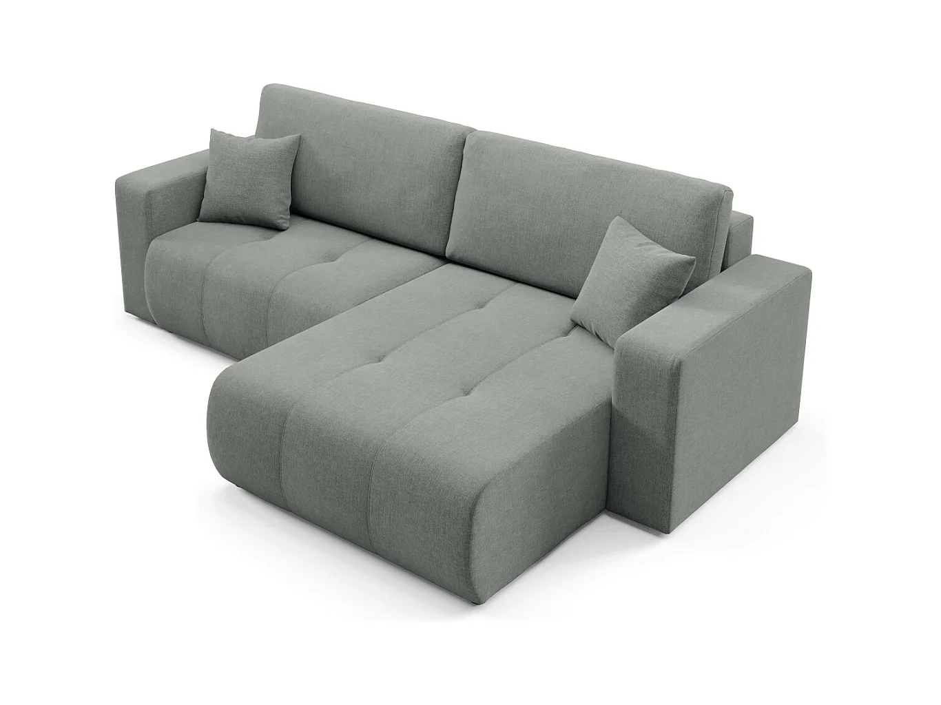 Ecksofa mit Schlaffunktion MOLINIO L Hellgrau