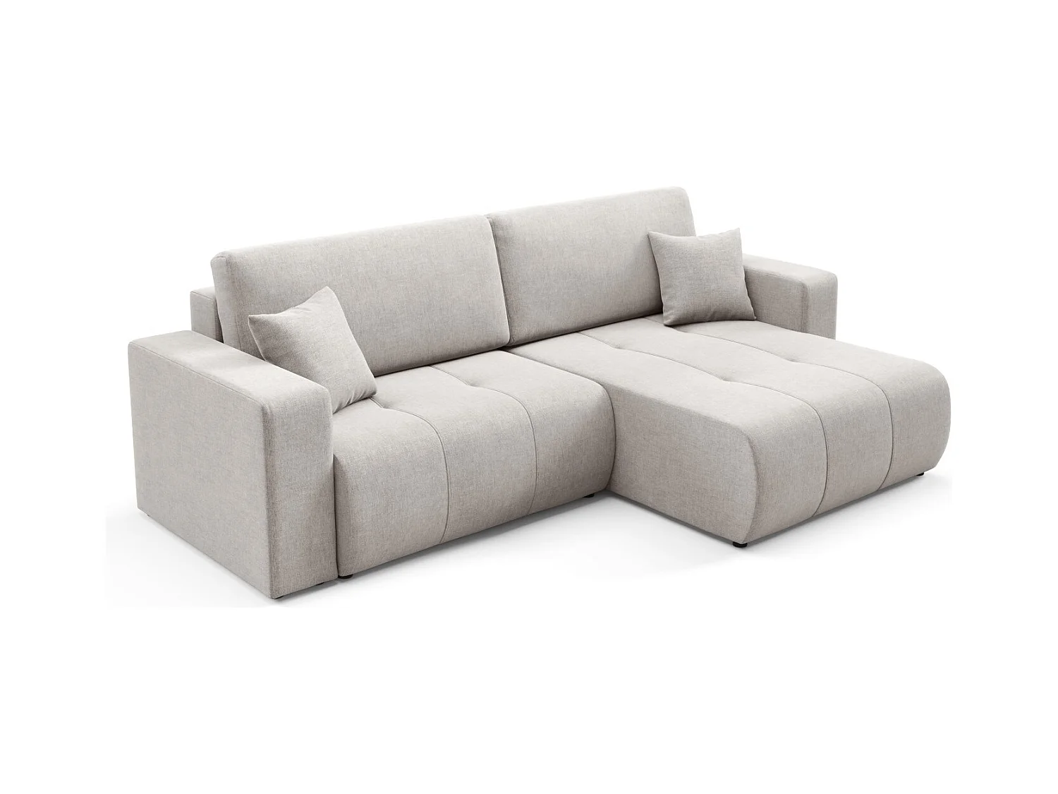 Ecksofa mit Schlaffunktion MOLINIO L Grau