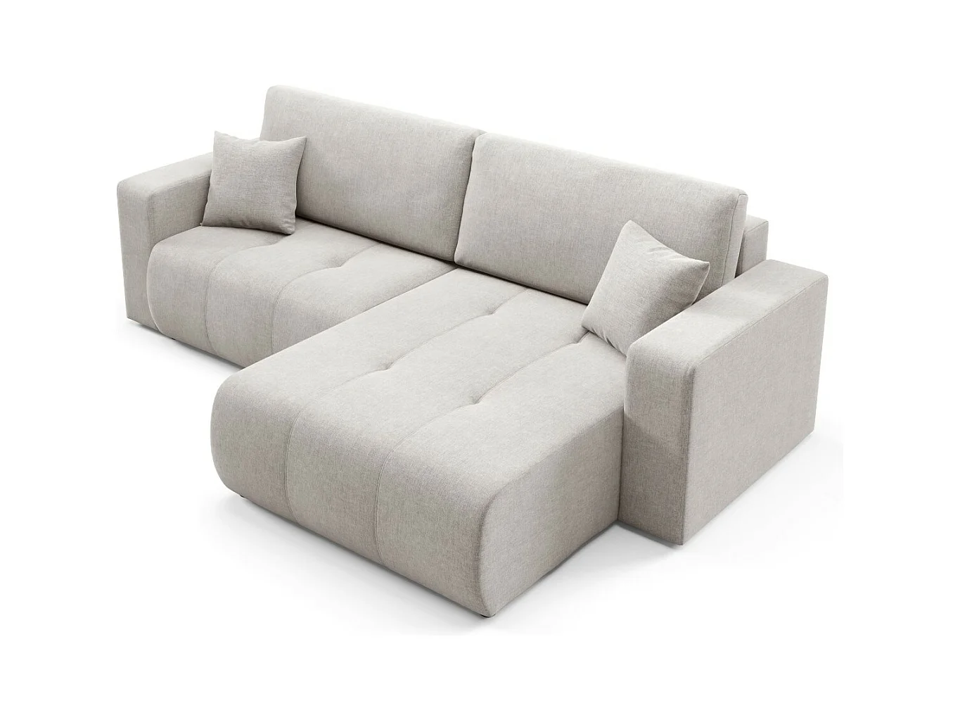 Ecksofa mit Schlaffunktion MOLINIO L Grau