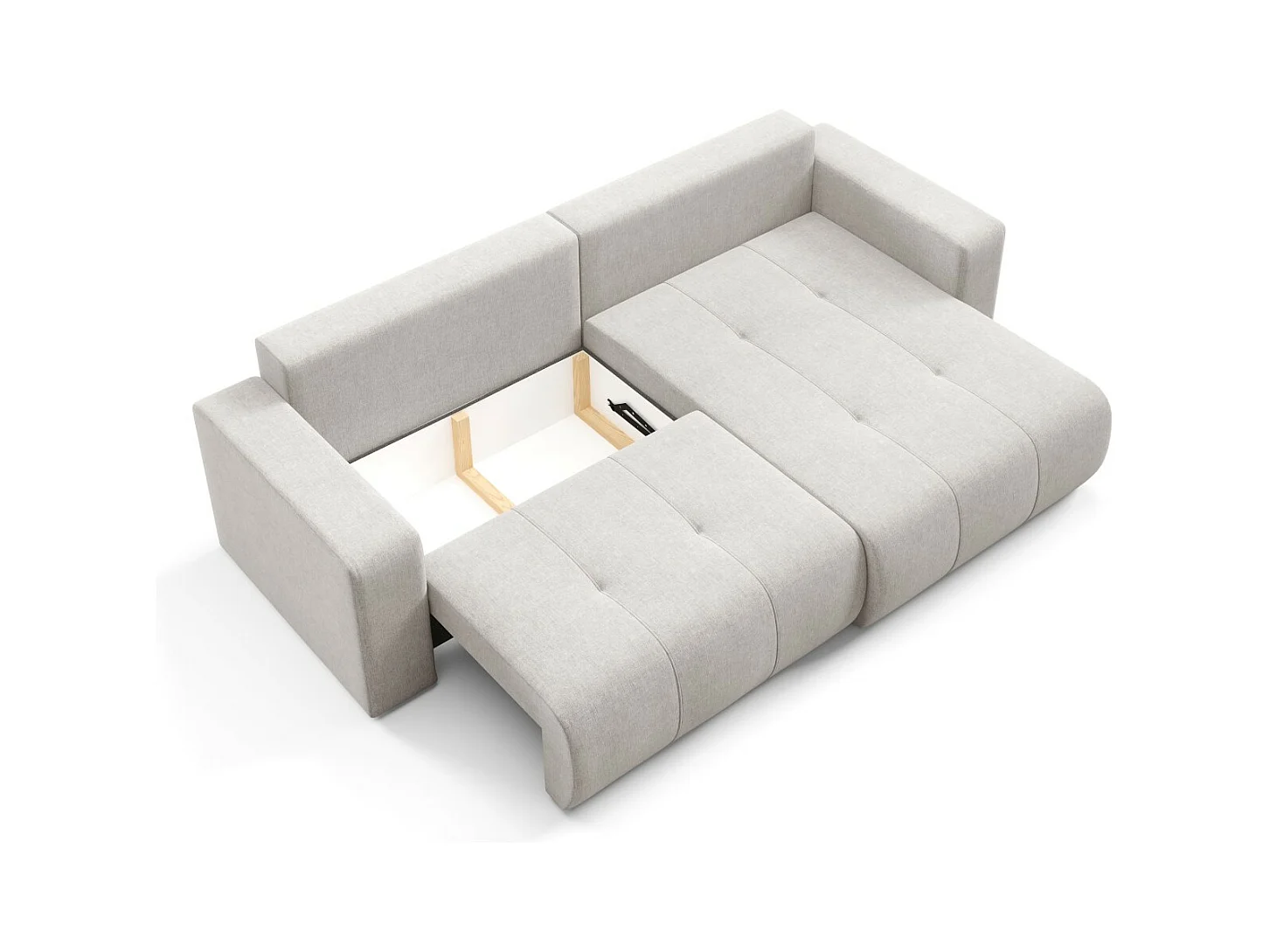 Ecksofa mit Schlaffunktion MOLINIO L Grau