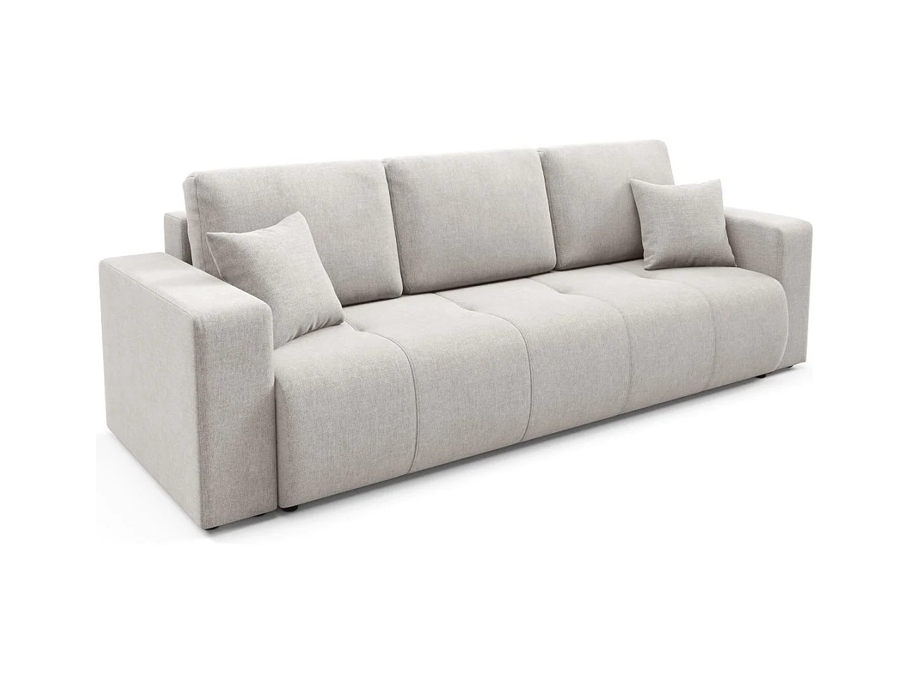 Schlafsofa mit Bettkasten MOLINIO Grau
