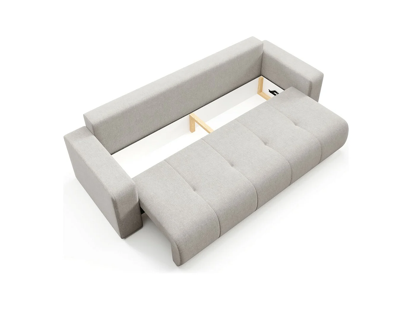 Schlafsofa mit Bettkasten MOLINIO Grau