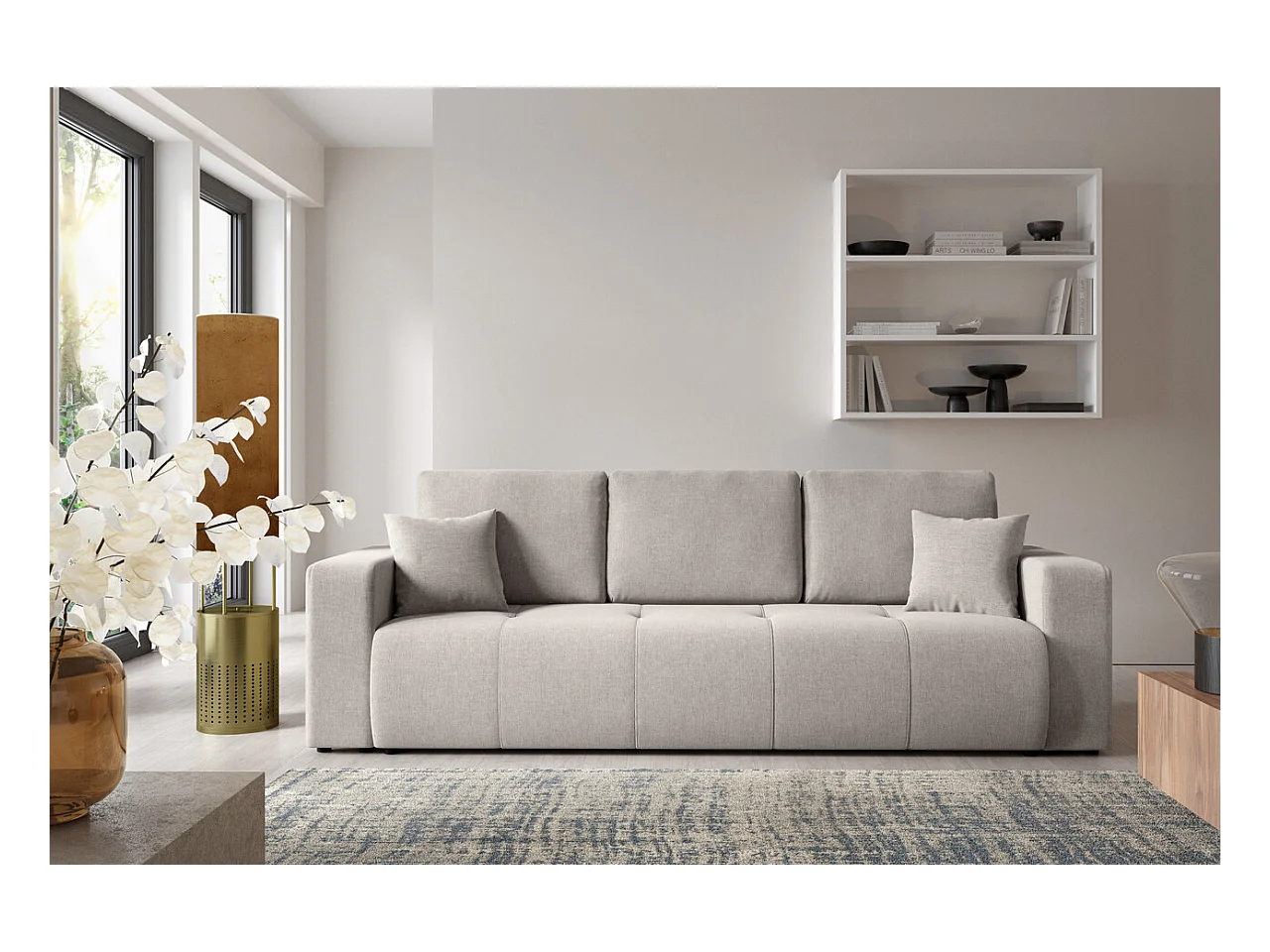 Canapé convertible MOLINIO Gris