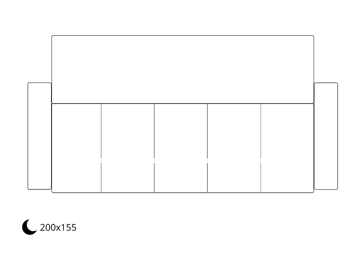 Canapé convertible MOLINIO Gris