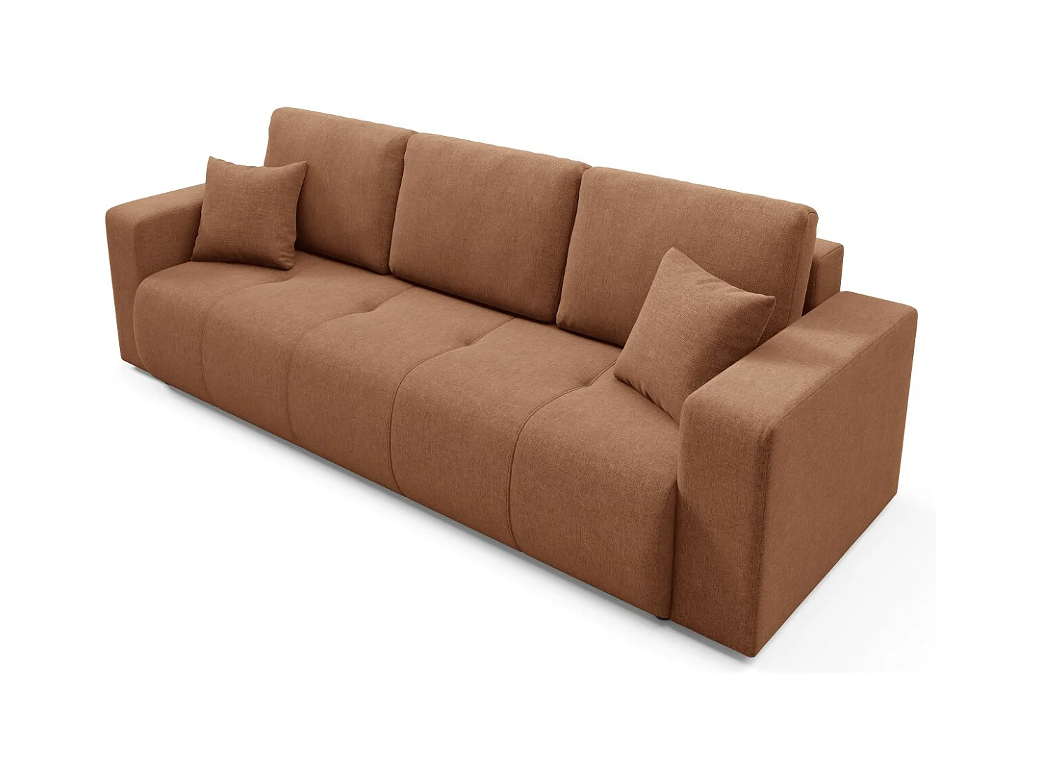 Schlafsofa mit Bettkasten MOLINIO Orange