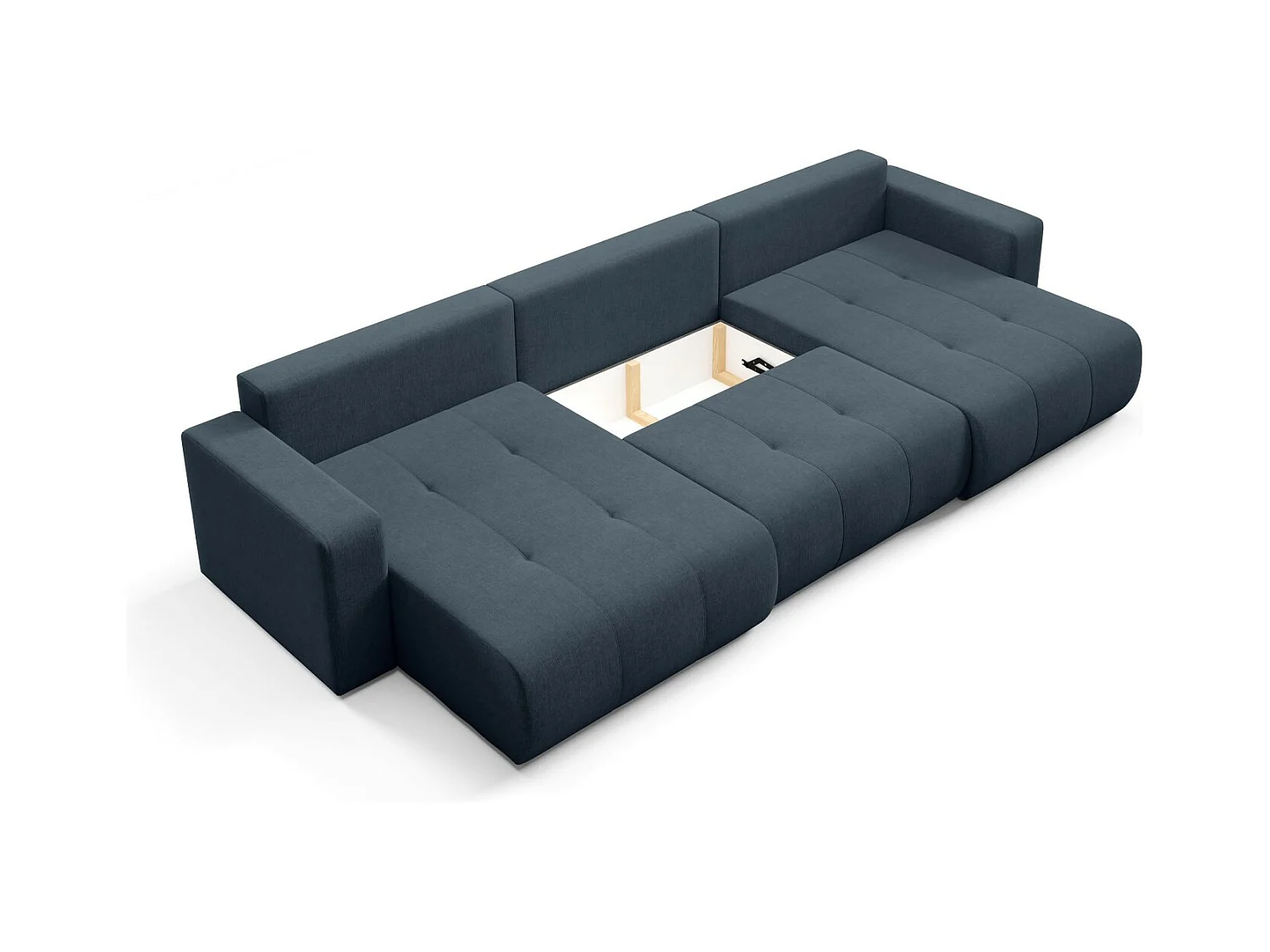 Ecksofa mit Schlaffunktion MOLINIO U Blau