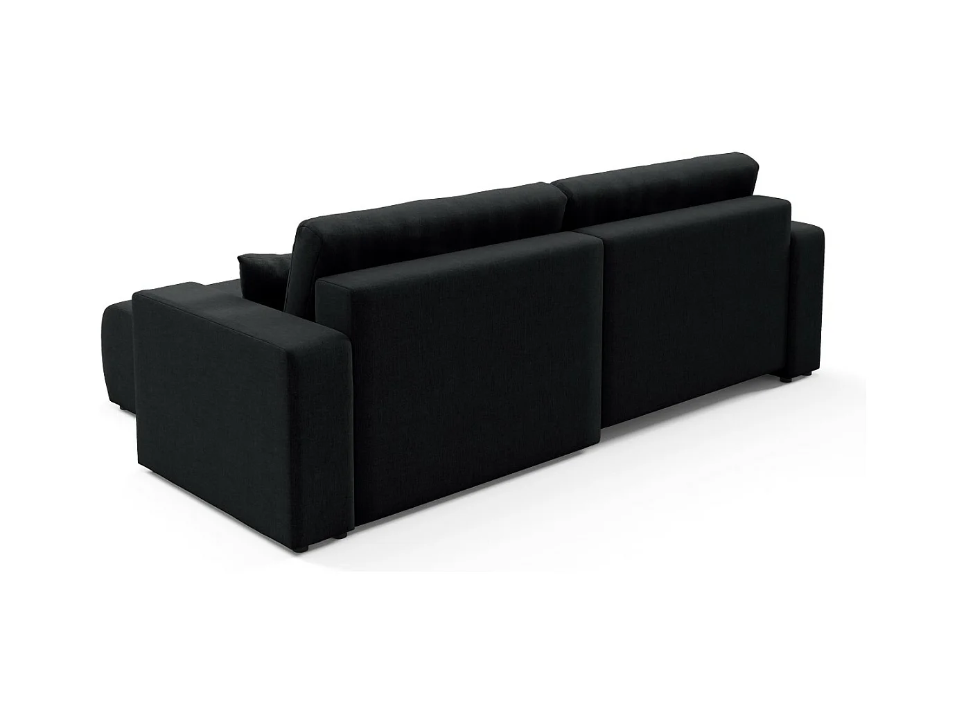 Schlafsofa mit Bettkasten MOLINIO Schwarz