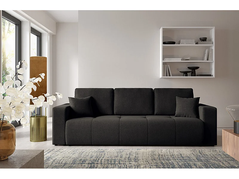 Canapé convertible MOLINIO Noir