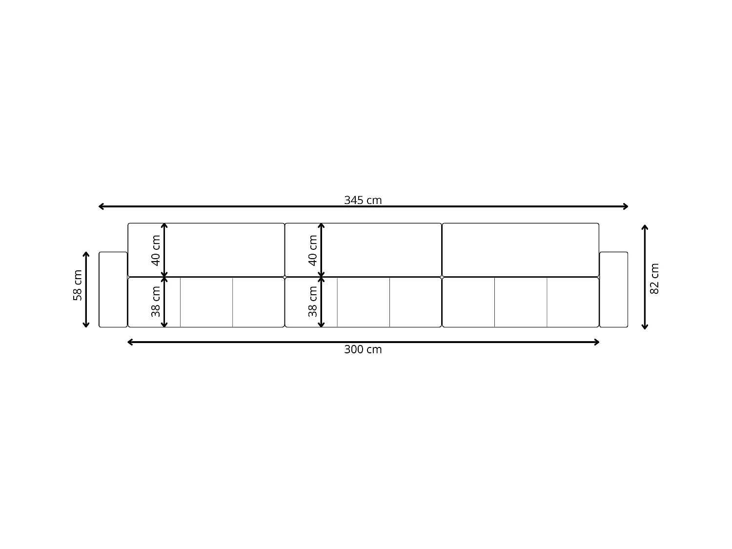 Canapé d'angle convertible MOLINIO U Marron