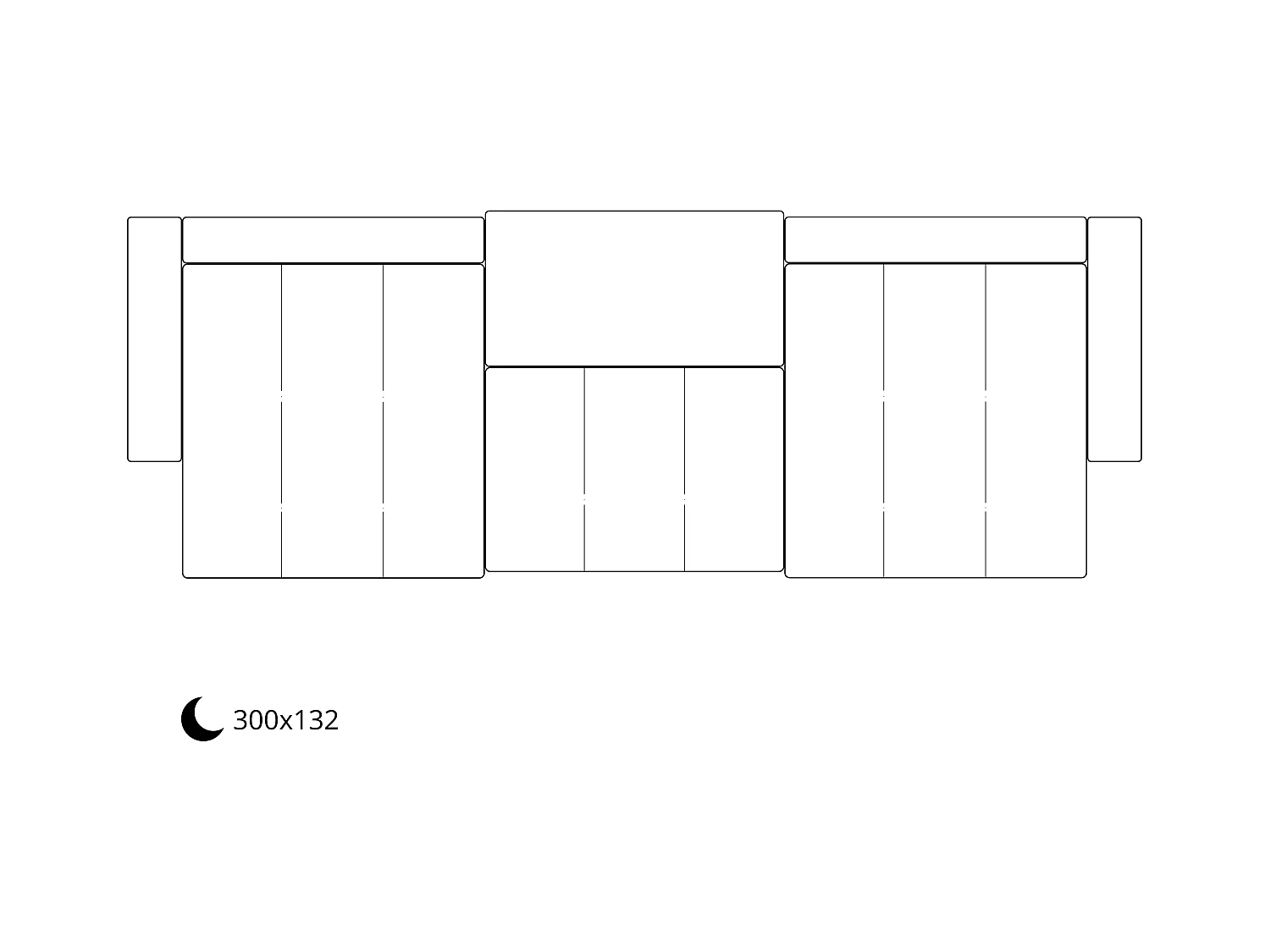 Ecksofa mit Schlaffunktion MOLINIO U Grün