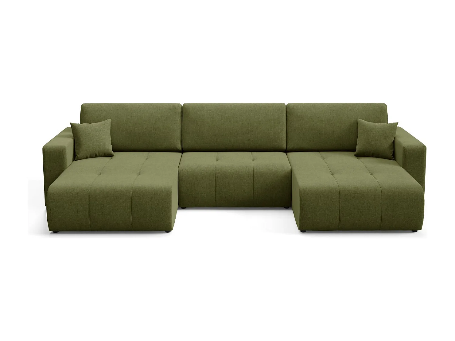 Canapé d'angle convertible MOLINIO U Vert