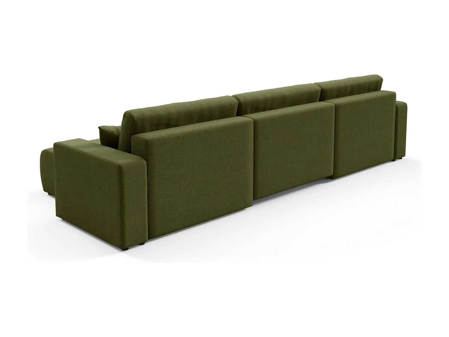 Canapé d'angle convertible MOLINIO U Vert