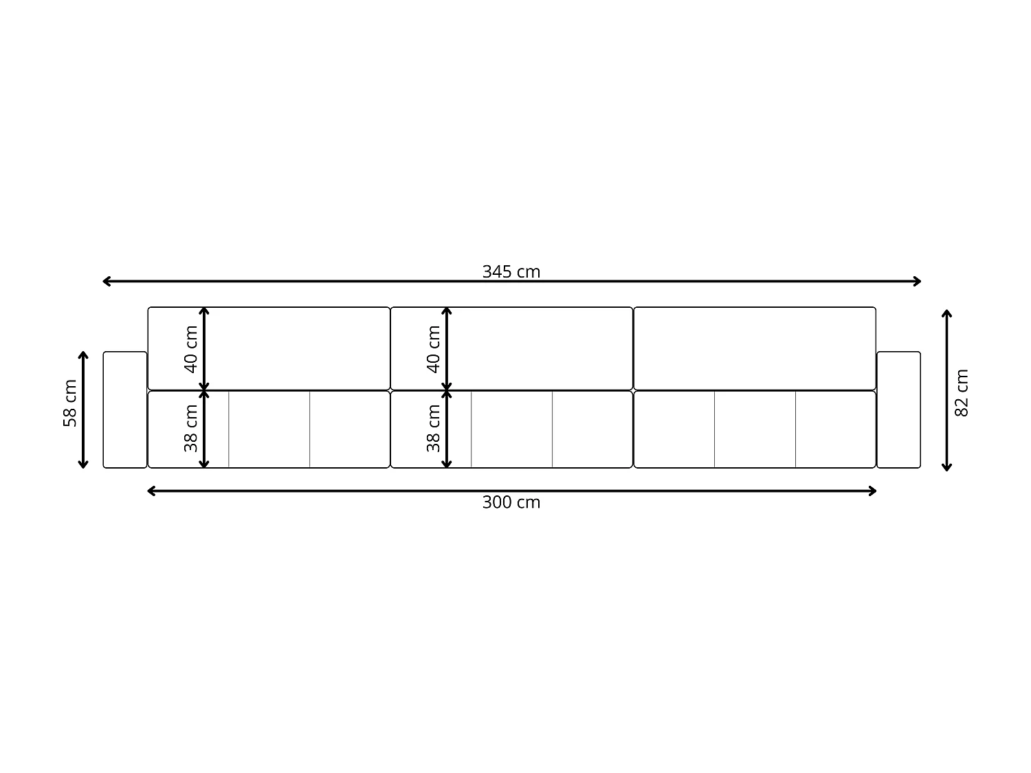 Canapé d'angle convertible MOLINIO U Vert