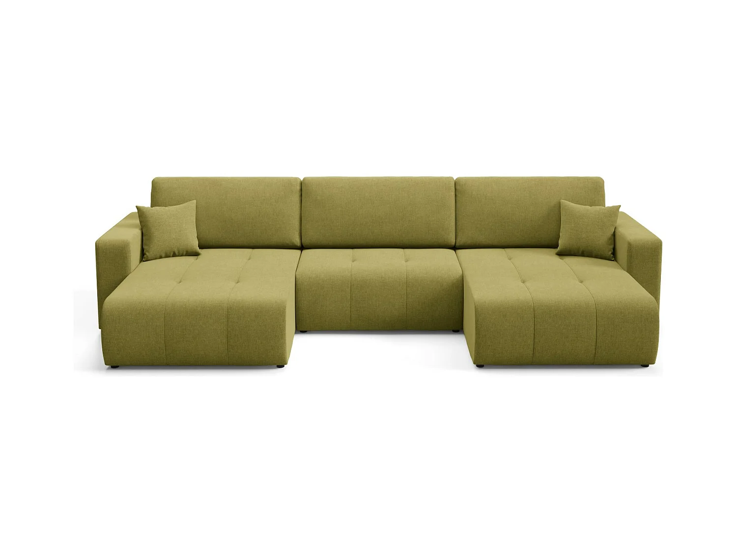 Ecksofa mit Schlaffunktion MOLINIO U Olivgrün