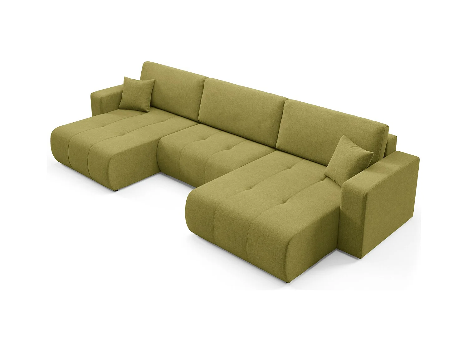 Ecksofa mit Schlaffunktion MOLINIO U Olivgrün