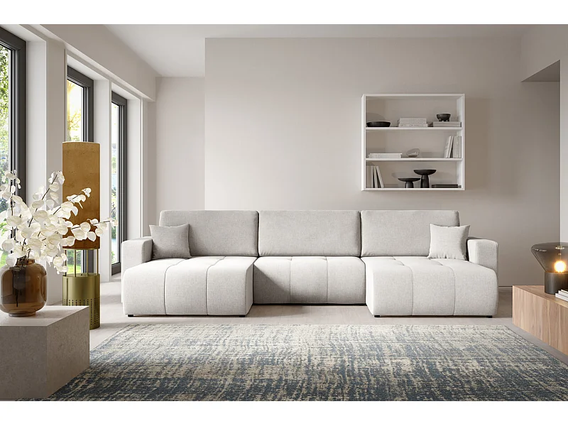 Ecksofa mit Schlaffunktion MOLINIO U Grau