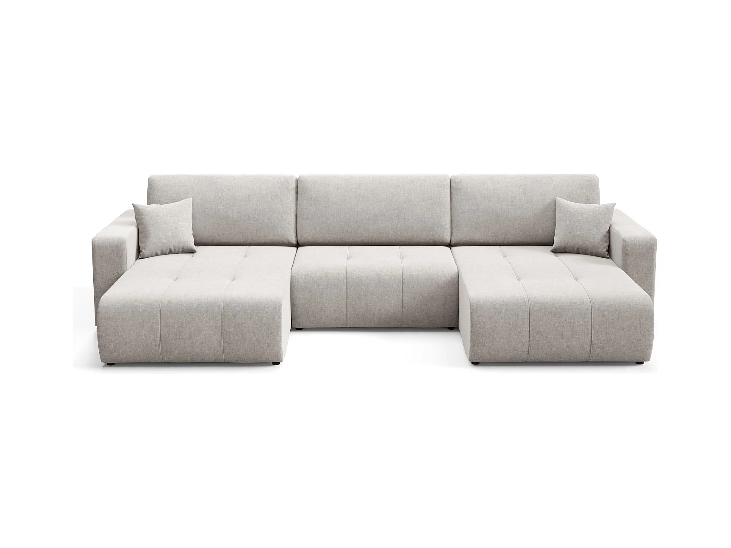 Ecksofa mit Schlaffunktion MOLINIO U Grau