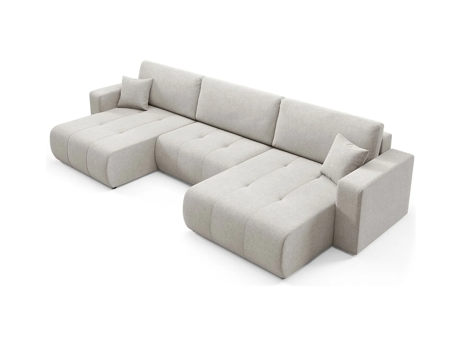 Ecksofa mit Schlaffunktion MOLINIO U Grau