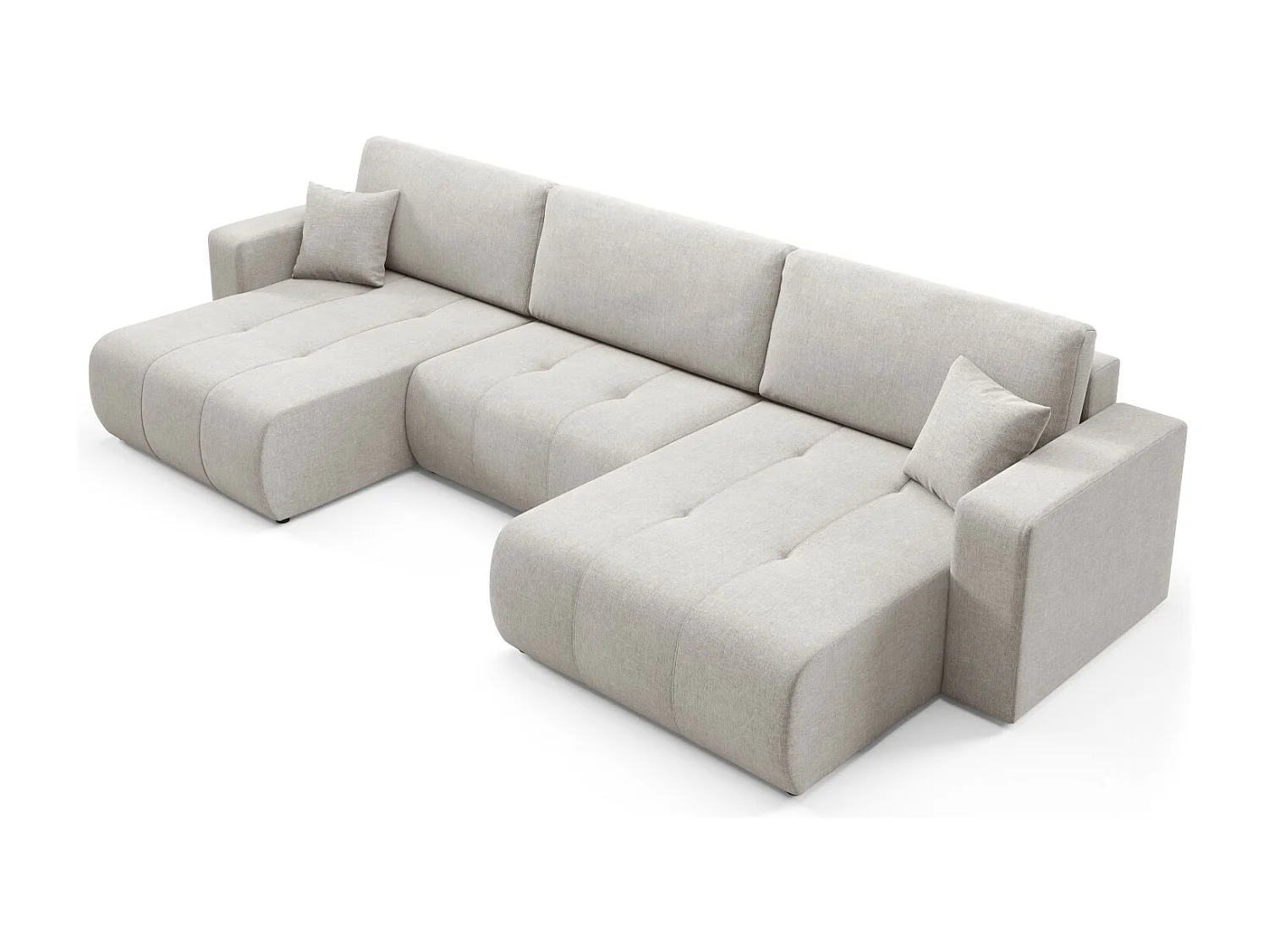 Ecksofa mit Schlaffunktion MOLINIO U Grau