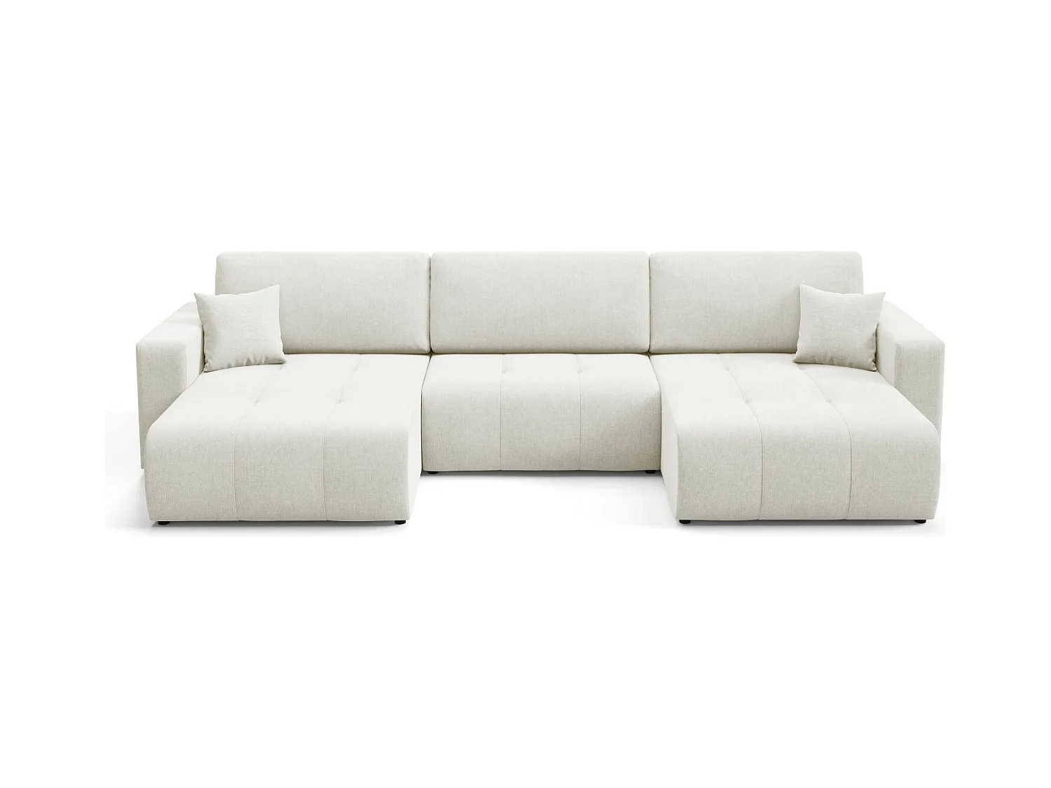 Ecksofa mit Schlaffunktion MOLINIO U Creme
