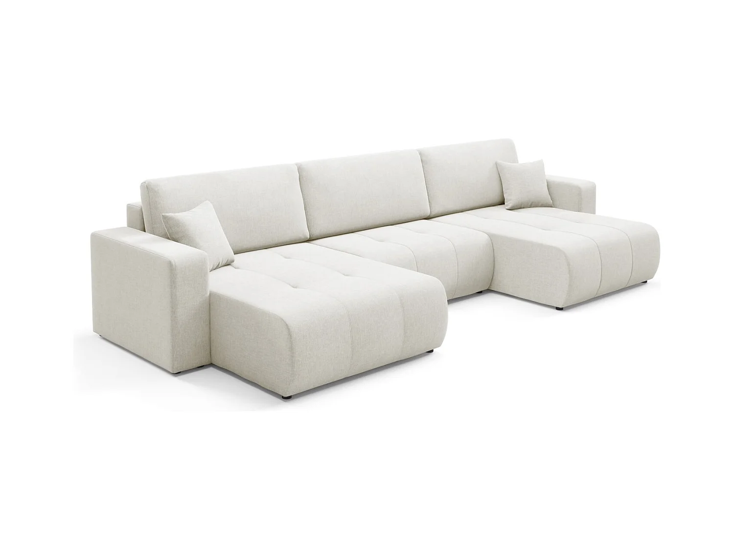 Ecksofa mit Schlaffunktion MOLINIO U Creme