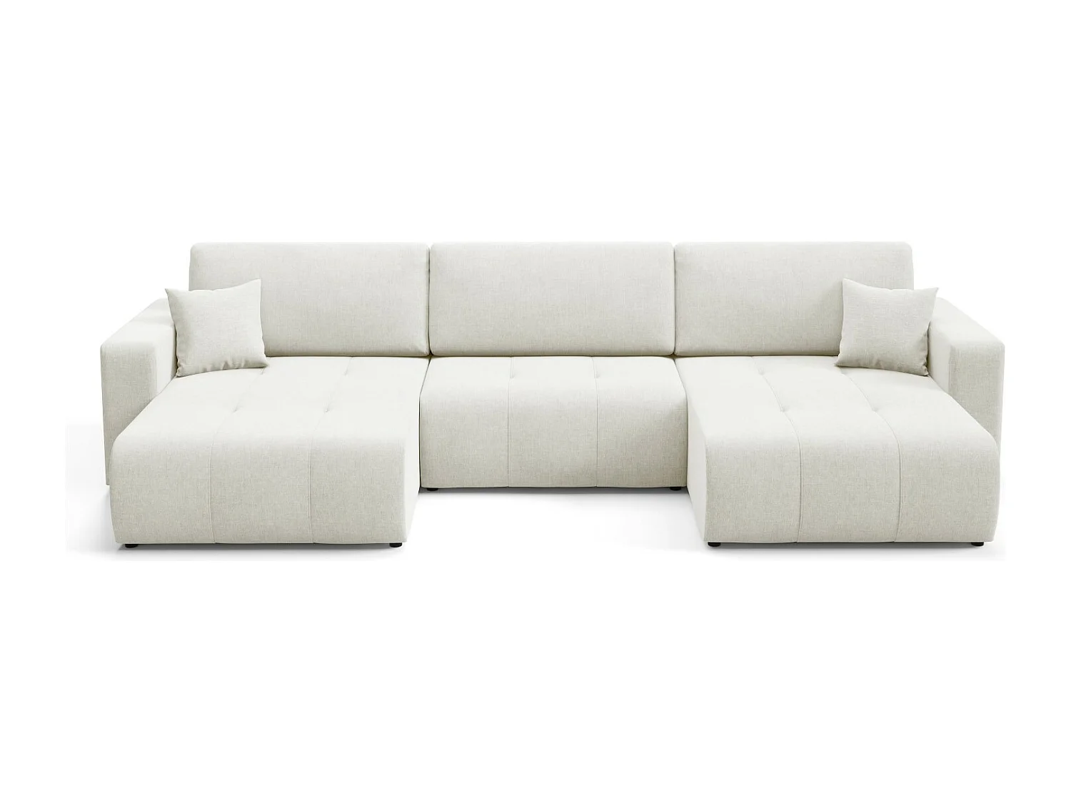 Canapé d'angle convertible MOLINIO U Creme