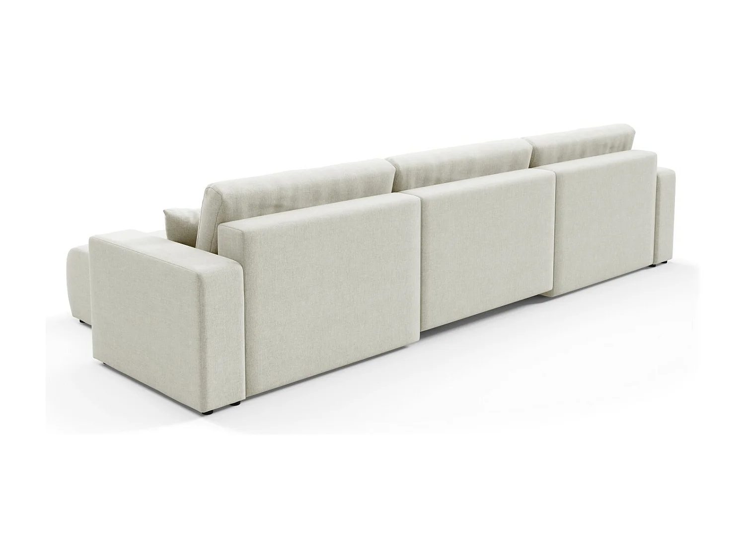 Canapé d'angle convertible MOLINIO U Creme