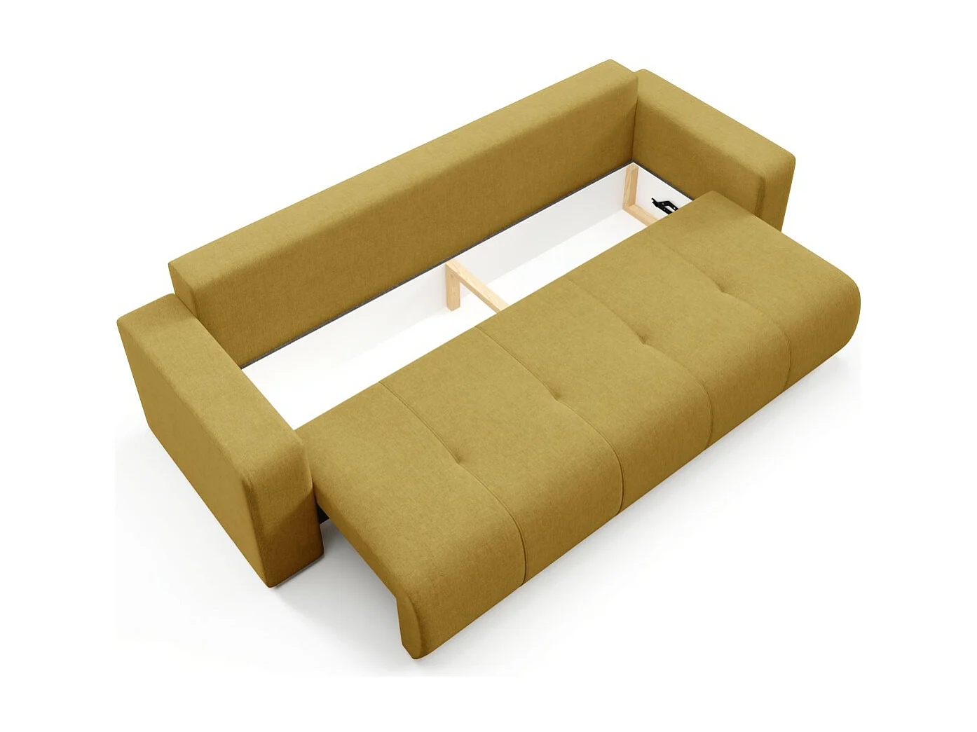 Canapé convertible MOLINIO Jaune