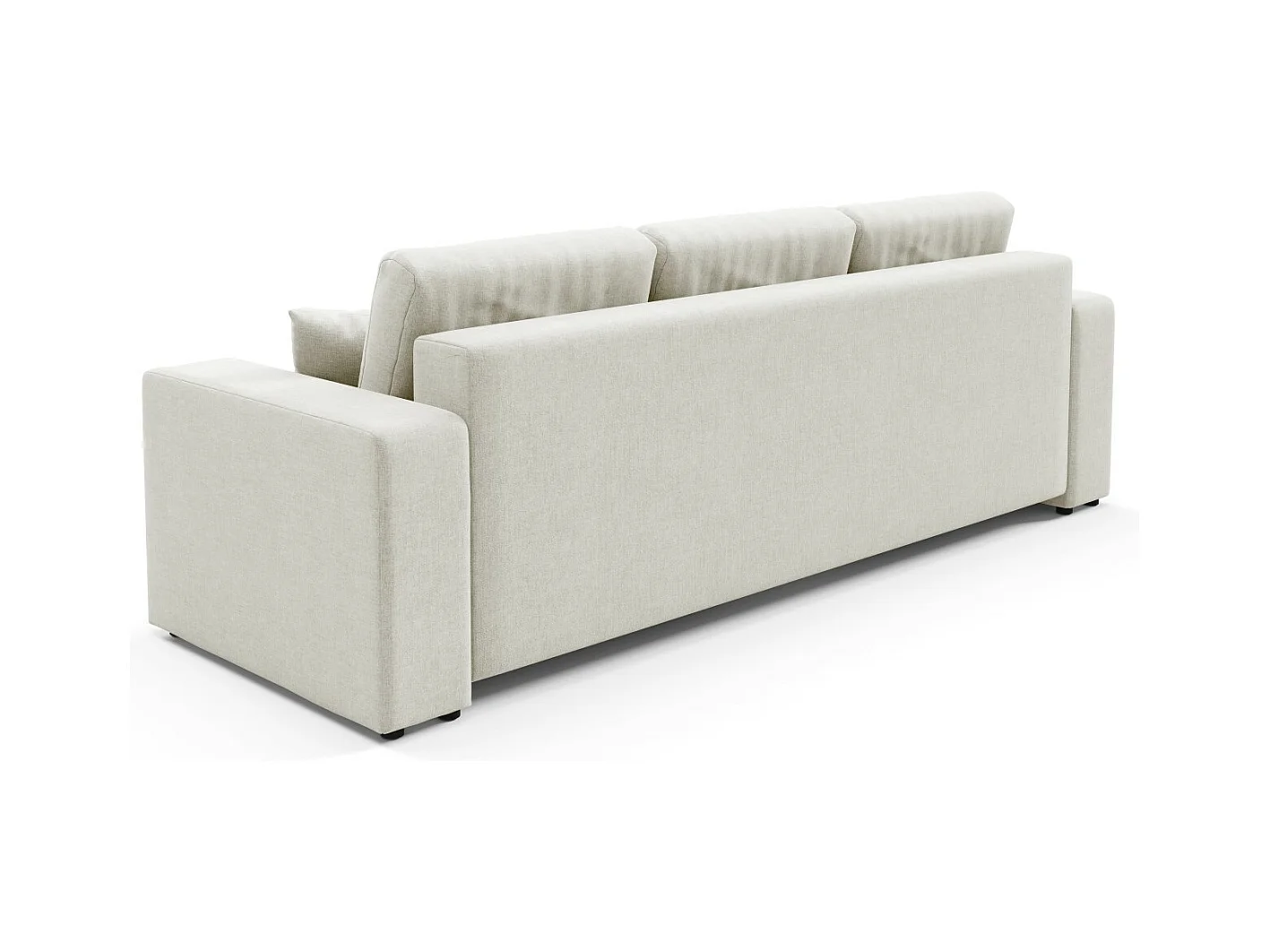 Schlafsofa mit Bettkasten MOLINIO Creme